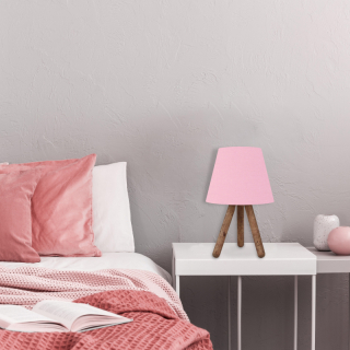 ASIR Stolná lampa AYD ružový orech