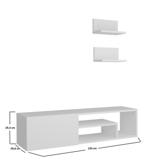 ASIR Obývacia stena ZEPLIN, biela obr-4