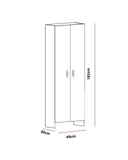 ASIR Skriňa ATLANTIS biela obr-3