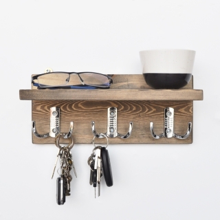 ASIR Nástenná polica AA031 orech obr-2