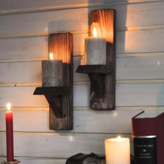 ASIR Nástenná polica RAF248 orech obr-4