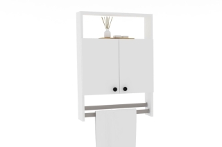 ASIR Kúpeľňová skrinka BANYO biela obr-1
