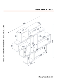 ASIR Nástenná polica PAROLA biela obr-4