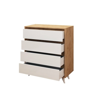 ASIR Komoda SUVERA dub biely obr-1