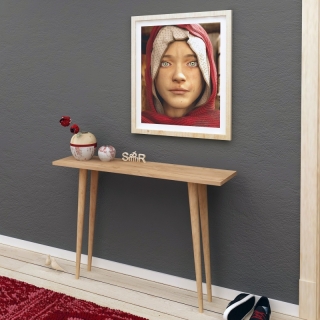 ASIR Konzolový stolík DESIDERO dub obr-2