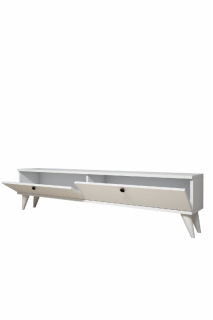 ASIR TV stolík PARIS biely obr-1