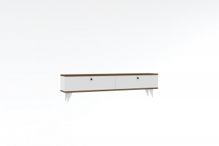 ASIR TV stolík PARIS biely orech obr-3