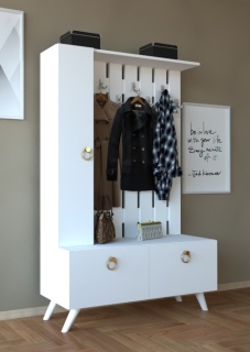 ASIR Predsieňová stena LALA biela obr-2