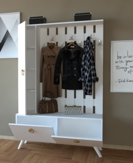 ASIR Predsieňová stena LALA biela obr-3