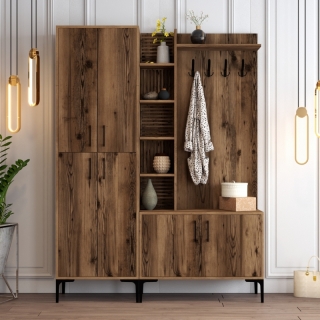 ASIR Predsieňová stena VIYANA orech obr-2