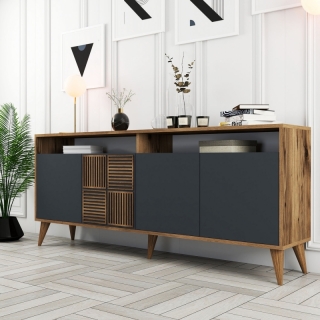 ASIR Komoda MILAN orech antracit obr-4