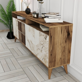 ASIR Komoda MILAN orech biela obr-4