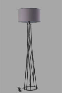 ASIR Stojacia lampa HAVIN tmavo sivá obr-2