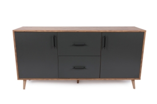 ASIR Komoda CORDOBA orech, antracit obr-1