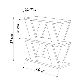 ASIR Stolík LAZENA biely obr-2