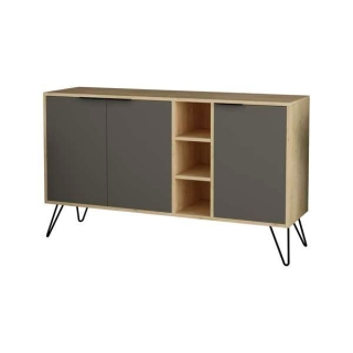 ASIR Komoda CLARA dub, antracit obr-1