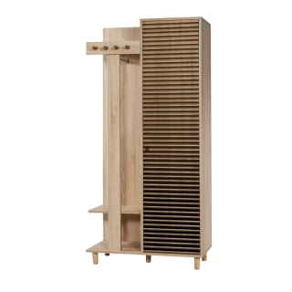 ASIR Predsieňová stena GARMANTO dub sonoma obr-1