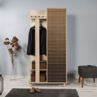 ASIR Predsieňová stena GARMANTO dub sonoma obr-2