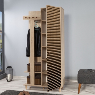 ASIR Predsieňová stena GARMANTO dub sonoma obr-4