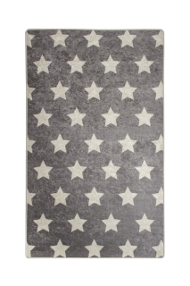 ASIR Koberec 140 x 190 STARS sivý obr-1