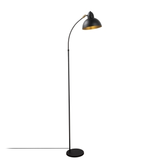 ASIR Stojacia lampa VARZAN - 10855 čierna obr-4