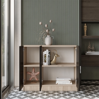 ASIR Skriňa VARIO dub čierny obr-4