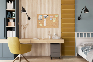 Eltap Čalúnený panel SET QUADRATTA 50x240 okrová