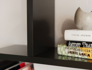 Eltap Policový regál Egurro, čierny obr-4