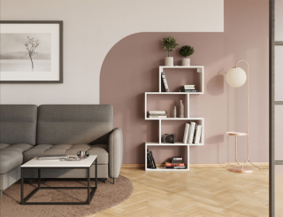 Eltap Policový regál Egurro, biely obr-1