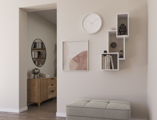 Eltap Polica ALITTY, biela