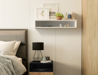 Eltap Polica FINEES, biela