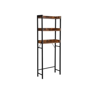 VASAGLE Regál za toaletu kovový rám 63 x 165 x 25 cm obr-1