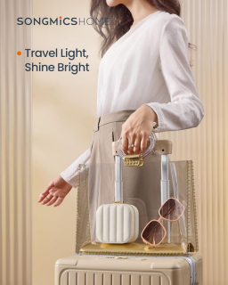 SONGMICS Šperkovnica ANAH 10,5 cm biela obr-2