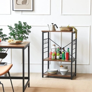 SONGMICS Industriálny kuchynský regál 60 x 90 cm obr-3