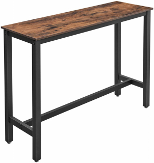 VASAGLE Priemyselný barový stôl 120 x 100 x 40 cm obr-3