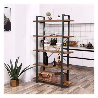 VASAGLE Priemyselný regál 5 políc 105 x 178 x 34 cm