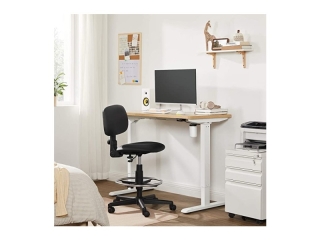 SONGMICS Nastaviteľný elektrický rám stola biely