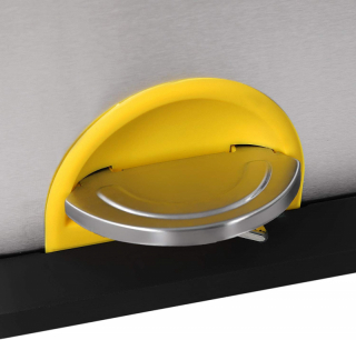 SONGMICS Odpadkový kôš LTB45L na triedený odpad, 3 x 15 L, strieborno / čierny obr-3