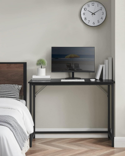 VASAGLE Písací stôl čierny 100 x 50 x 76 cm obr-4