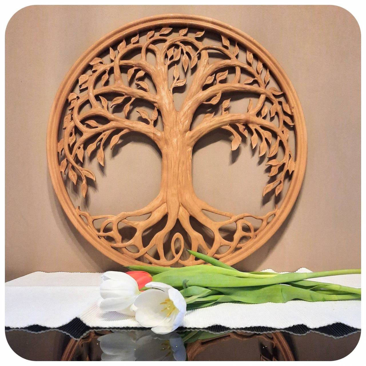 Drevený strom života na stenu 3D prevedenie - KLASIK