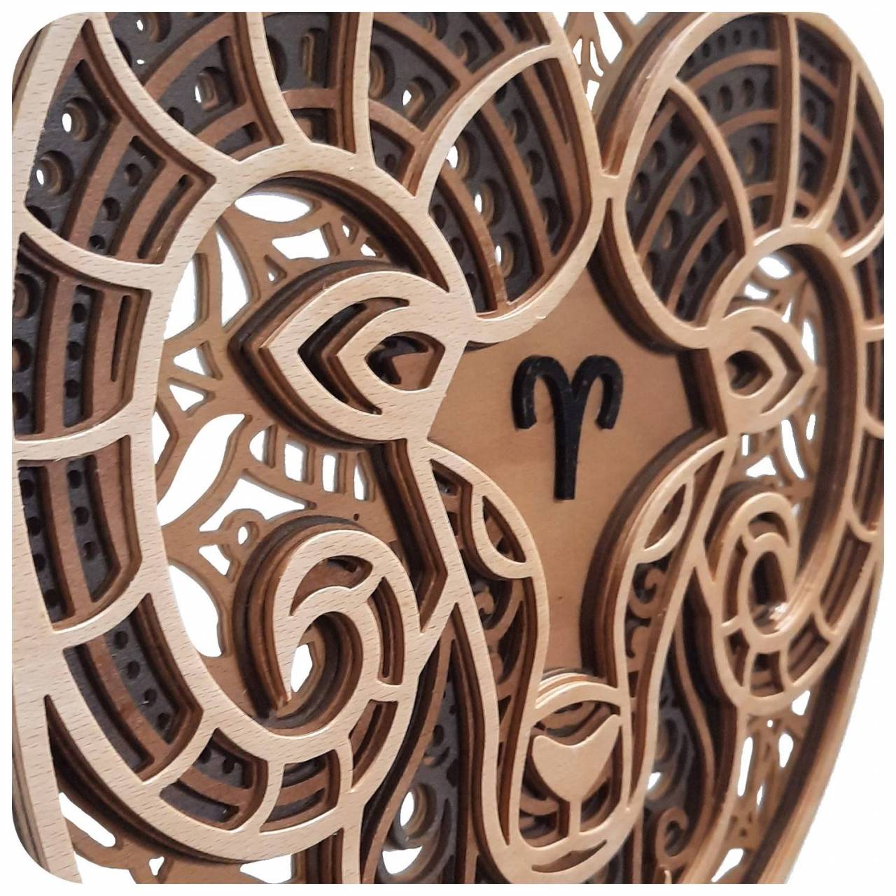 Baran - Drevená dekorácia Znamenie zverokruhu / Aries