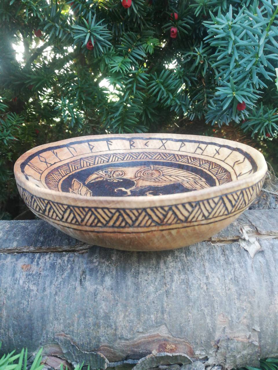 Vikingská miska - Hugin a Munin - viking bowl