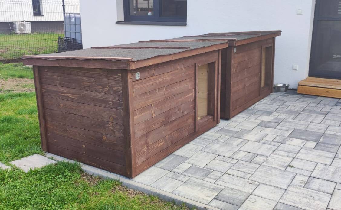 Zateplená  psia búda 