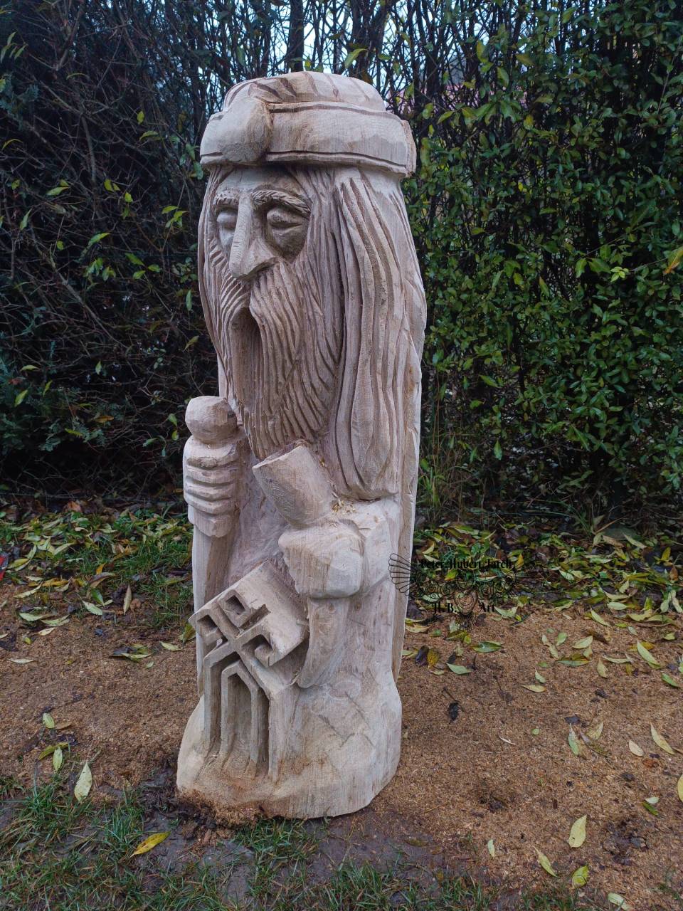 ČUR - slovanský boh Čur - socha